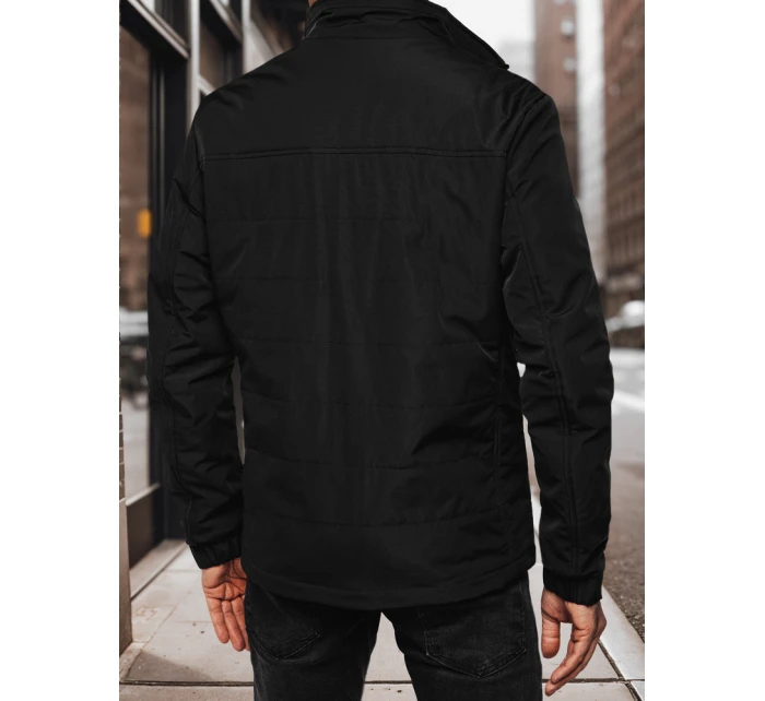 Pánska prechodná bunda čierna FashionStreet TX4995