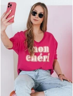 Dámská halenka s potiskem fuchsiová Dstreet model 21988805 - FashionStreet