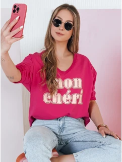 Dámská halenka s potiskem fuchsiová Dstreet model 21988805 - FashionStreet