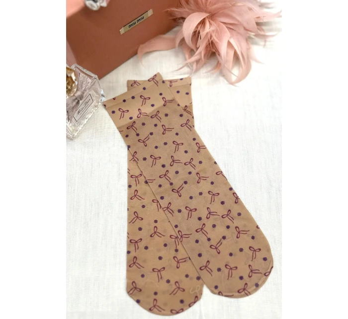 Dámske vzorované ponožky Magnetism lycra 20 den