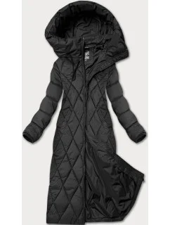 zimowa kurtka damska z kapturem czarna model 21247846 - Libland