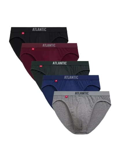 Pánske slipy 5 pack 004/2 - Atlantic