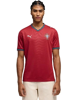 Pánske tričko Puma FPF Portugal Home Jersey Replica Club červené 783278 01 pánske