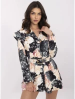 DHJ KO 20615 1.66 čierno-béžový overal DHJ KO 20615 1.66 čierno-béžový overal