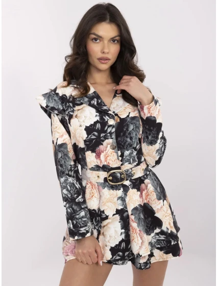 DHJ KO 20615 1.66 čierno-béžový overal DHJ KO 20615 1.66 čierno-béžový overal