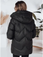 Dámská zimní bunda černá prošívaná model 21990826 - Dstreet