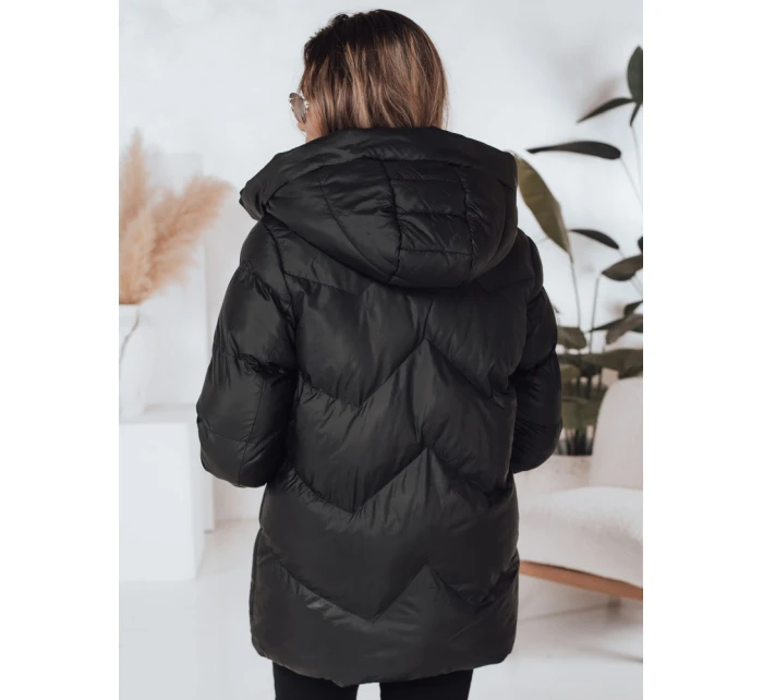 Dámská zimní bunda černá prošívaná model 21990826 - Dstreet