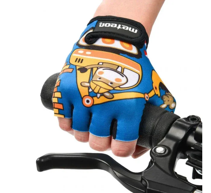 Detské cyklistické rukavice Teddy Builder 26184-26185-26186 - Meteor