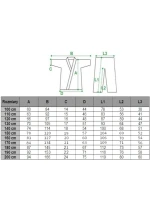 kimono 8 oz  190 cm NEW model 21348275 - Masters