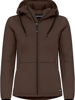 Cutter & Buck Pemberton Jacket Women Dámska mikina s kapucňou 68.8419 tmavá mokka