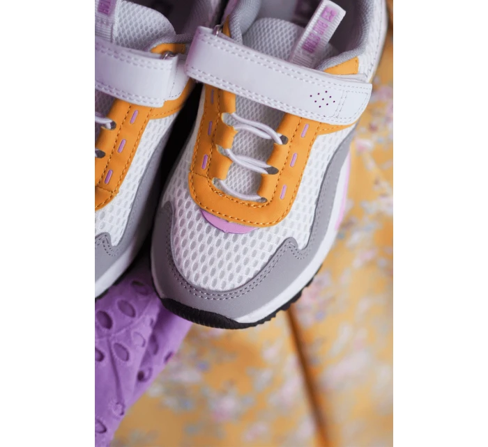 Dětská sportovní obuv se suchým zipem Big Star model 21609010 Bílá a žlutá - Big Star Shoes