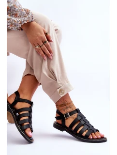 Kožené Sandály S Černe model 21617384 - Boto