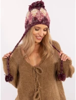 Czapka AT CZ model 20752311 bordowy - FPrice