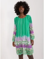 Sukienka DHJ SK model 20105200 zielony - FPrice Sukienka DHJ SK model 20105200 zielony - FPrice