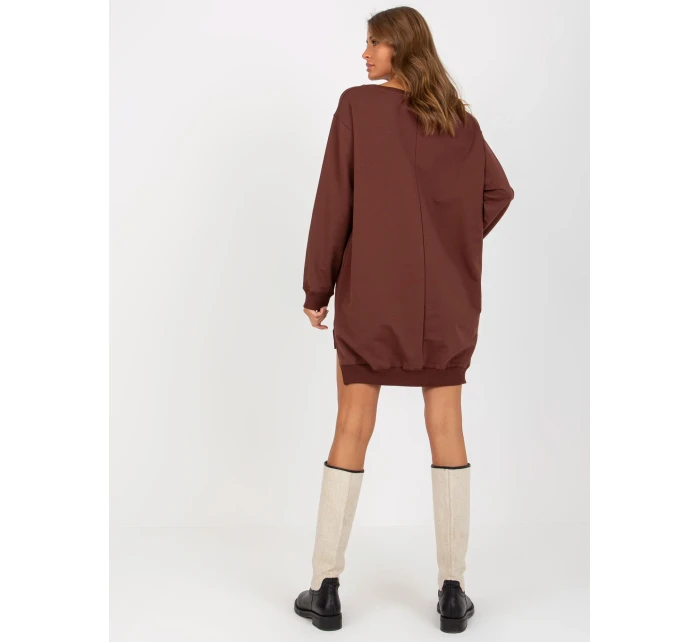 Mikina VI BL 3102.01P tmavo hnedá Mikina VI BL 3102.01P tmavo hnedá