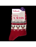 Vianočné ponožky X-Mas Merry - Bellinda