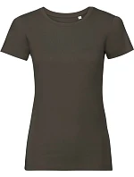 Russell Athletic 108F Dámske tričko Pure Organic 10.108F tmavo olivová Russell Athletic 108F Dámske tričko Pure Organic 10.108F tmavo olivová