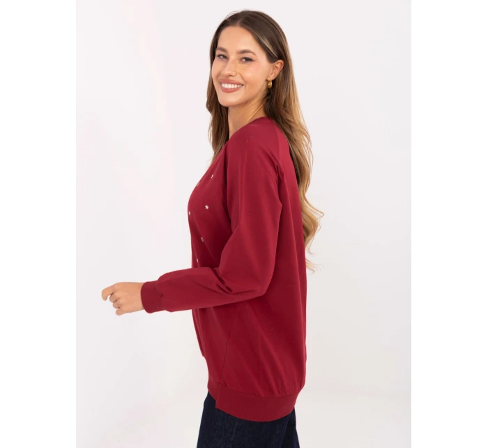 Bluzka RV BZ model 21406682 bordowy - FPrice