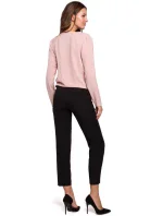 K037 Zavinovacia blúzka - púdrová