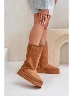 Snežnice s vysokou platformou Big Star OO274893 Camel Snežnice s vysokou platformou Big Star OO274893 Camel