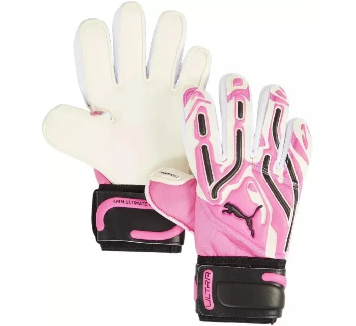 SPORT Brankárske rukavice Ultra Play M RC 041862 08 Biele s ružovou - Puma