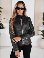 Dámská kožená bunda model 22069773 černá - FashionStreet Dámská kožená bunda model 22069773 černá - FashionStreet