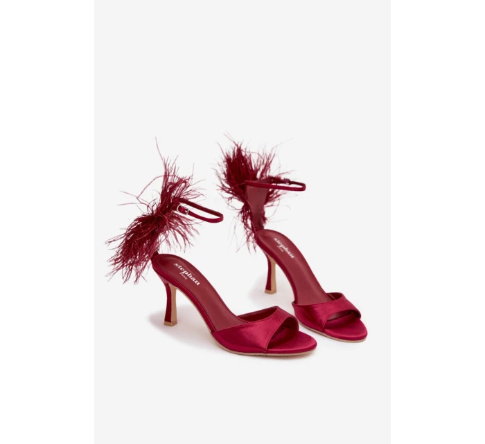 Sandále na podpätku model 222267 Krok vo veľkom štýle