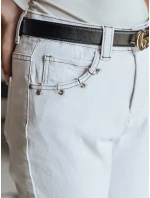 Dámské džínové kalhoty mom fit white Dstreet model 21984889 - FashionStreet