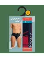 Pánske nohavičky Start Midi C2P box - MODRÁ - DARK COMBINATION - modrá kombinácia M008 - SLOGGI