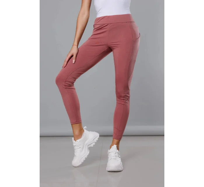 Dámské trekingové legíny ve špinavě růžové barvě model 18498139 - Therapy