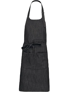 K 890 Zástěra s laclem black denim model 22542015 - Kariban