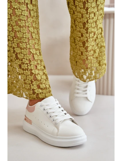 Nízké Dámské Tenisky Na Platformě Z Eko Kůže model 21667647 - Boto Nízké Dámské Tenisky Na Platformě Z Eko Kůže model 21667647 - Boto