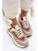 Dámské tenisky na platformě Hnědé model 22099924 - Boto