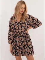 Šaty DHJ SK 19861 7.94 čierno-béžové Šaty DHJ SK 19861 7.94 čierno-béžové