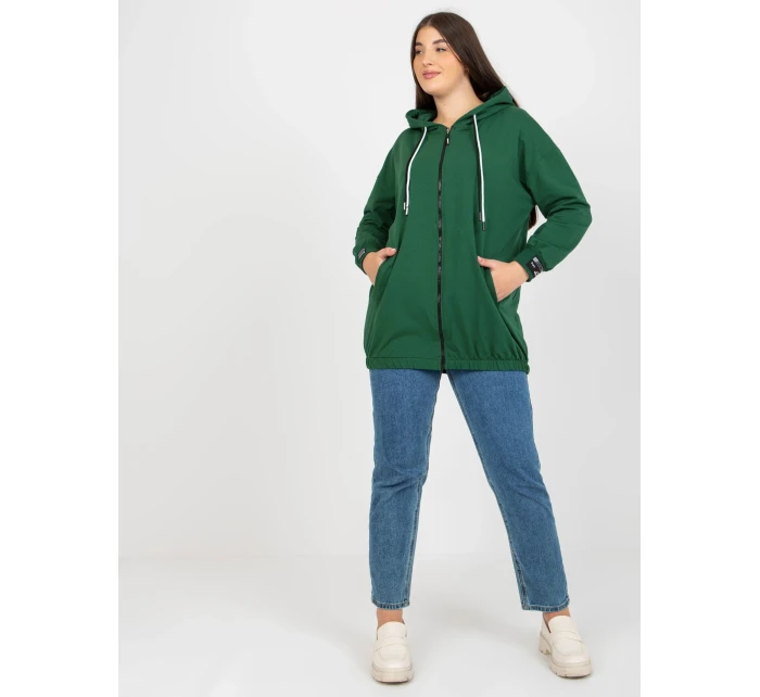 Mikina RV BL model 17821359 tmavě zelená - FPrice Mikina RV BL model 17821359 tmavě zelená - FPrice