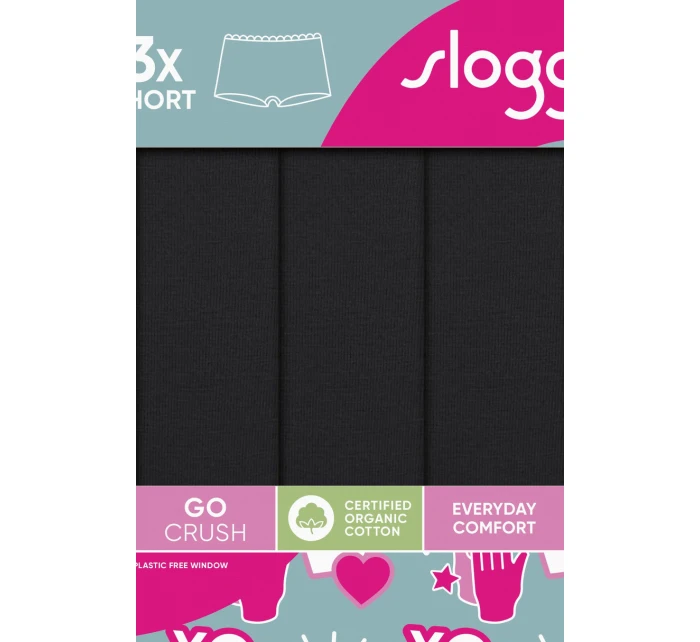 SLOGGI GO CRUSH SHORT 3PACK SLOGGI GO CRUSH SHORT 3PACK