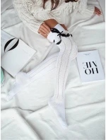 Ponožky Milena 0835-001 Čipkovaná stuha 37-41