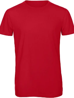 B&C Triblend /men Pánske tričko 01.TM55 červené