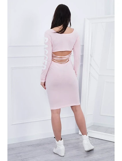 model 18742327 šaty pudrově růžové - K-Fashion model 18742327 šaty pudrově růžové - K-Fashion