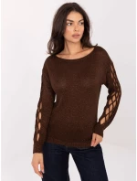 Sweter MI SW model 21334731 ciemny brązowy - FPrice