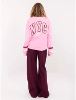 Mikina MJ BL H2496.27 svetlo ružová