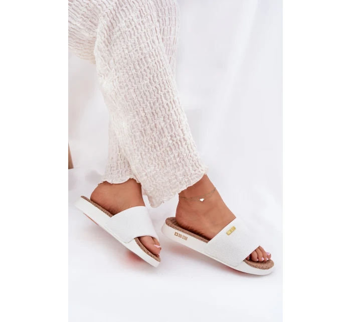 Dámske papuče Big Star - biele Dámske papuče Big Star - biele