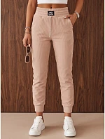 Dámské tepláky beige Dstreet model 21975681 - FashionStreet Dámské tepláky beige Dstreet model 21975681 - FashionStreet