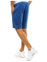 Pánske krátke teplákové šortky modré FashionStreet SX2391