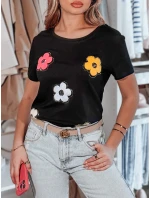 Dámské květované tričko černá Dstreet model 21984272 - FashionStreet