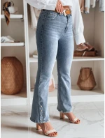 Dámské džínové kalhoty s páskem modré Dstreet model 21985346 - FashionStreet