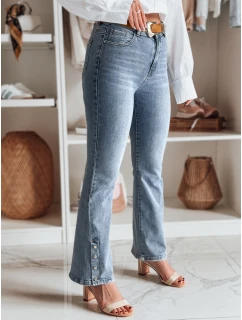 Dámské džínové kalhoty s páskem modré Dstreet model 21985346 - FashionStreet