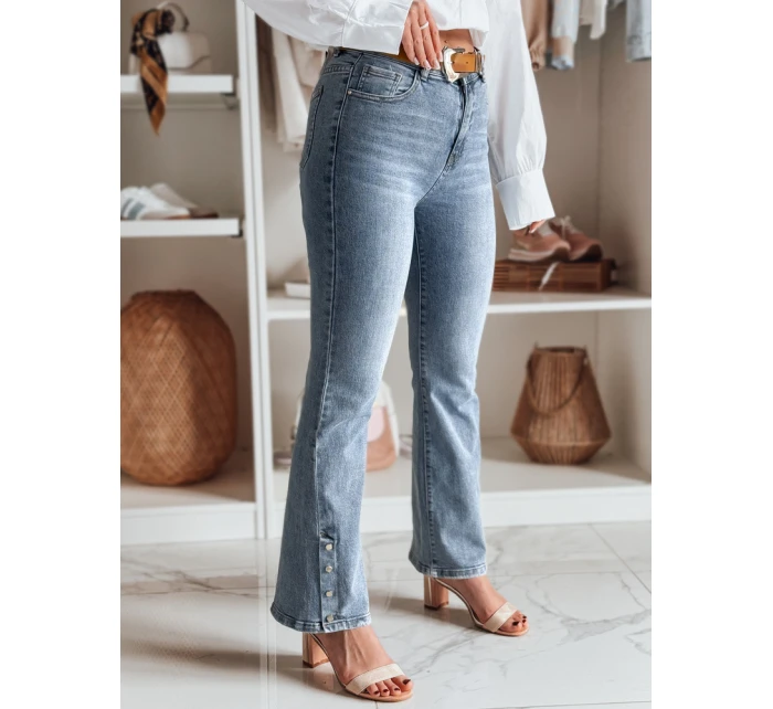 Dámské džínové kalhoty s páskem modré Dstreet model 21985346 - FashionStreet