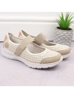 Pohodlná polobotka W béžová model 22033608 - Rieker