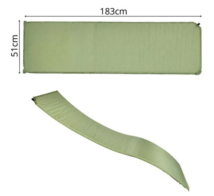 Samonafukovacia turistická podložka 183x51x2,5 cm REDCLIFFS